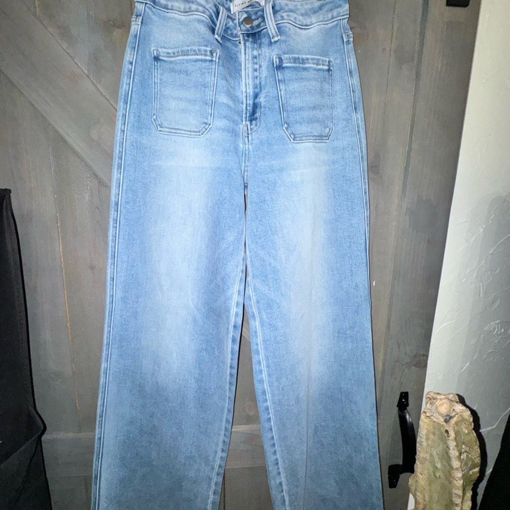 Flying Monkey Light Blue Flare Jeans